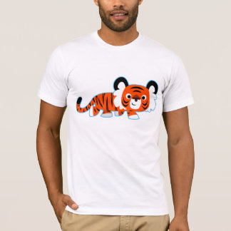 Cute Cartoon Tiger on The Prowl T-Shirt