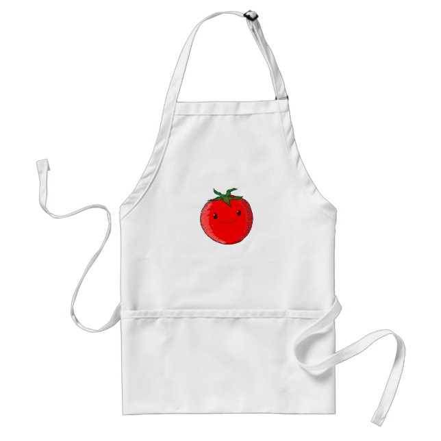 Cute Cartoon Tomato Standard Apron (Front)
