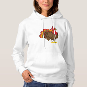 Cute Cartoon Turkey Hoodie