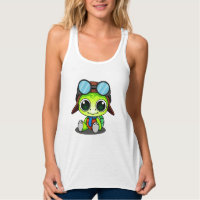 Cute Cartoon Turtle in Aviator Hat