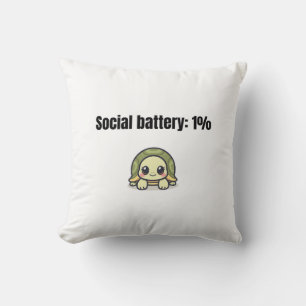 Cute Cartoon Turtle with Big Eyes – Kids Sticker o Cushion