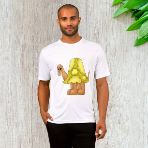 Cute Cartoon Turtle with Puffy Green Shell T-Shirt