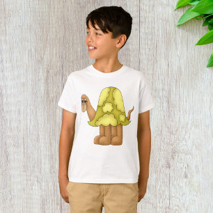 Cute Cartoon Turtle with Puffy Green Shell T-Shirt
