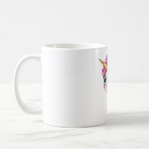 Cute cartoon unicorn  coffee mug
