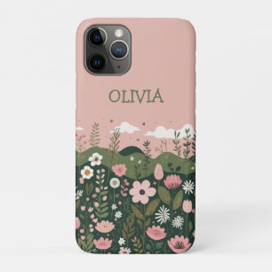 Cute Cartoon Wildflowers Floral Personalised  Case-Mate iPhone Case