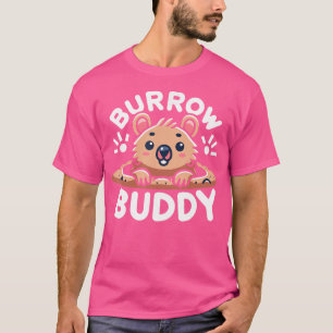 Cute Cartoon Wombat Lover Funny Wombat Australian T-Shirt
