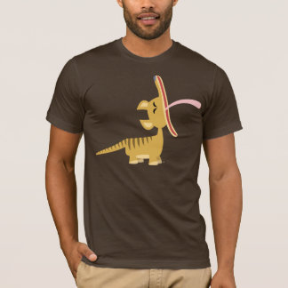 Cute Cartoon Yawning Thylacine T-Shirt
