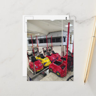Cute Carts in Liminal Space Nearly Abandoned Mall Postcard