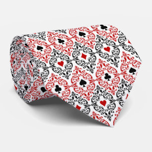 cute Casino tiled pattern Tie