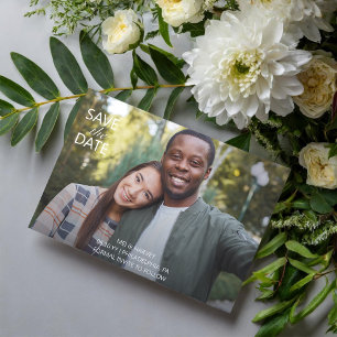 Cute Casual Photo Wedding Save the Date Magnetic Invitation