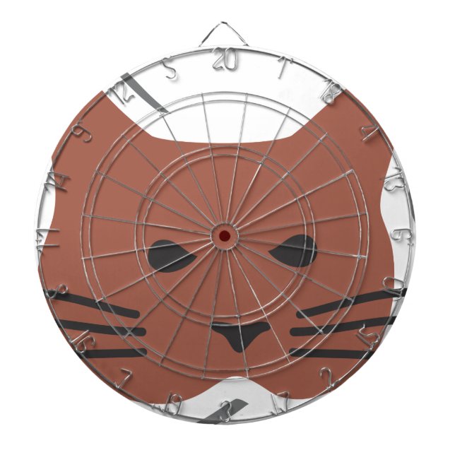 Cute Cat 2 Dartboard (Front)