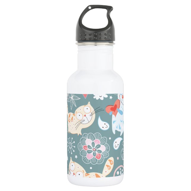 CUTE CAT 532 ML WATER BOTTLE (Front)