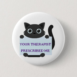 Cute Cat  6 Cm Round Badge