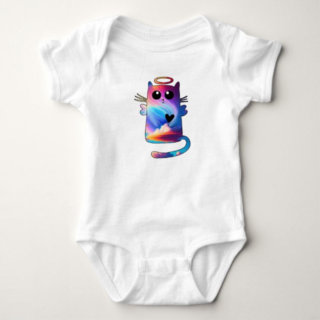 Cute Cat | Adorable Feline Charm for Cat Lovers Baby Bodysuit (Front)