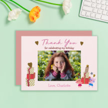 Cute cat and presents | Pink birthday party