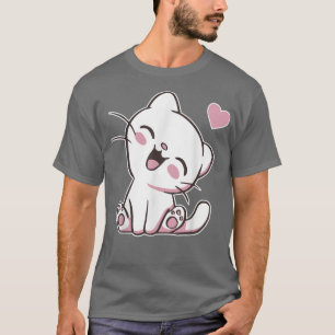 Cute Cat Anime Lover Adorable Kawaii Kitten T-Shirt