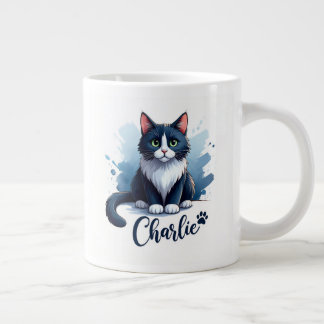 Cute Cat Artwork Mug – Gift for Animal Lovers