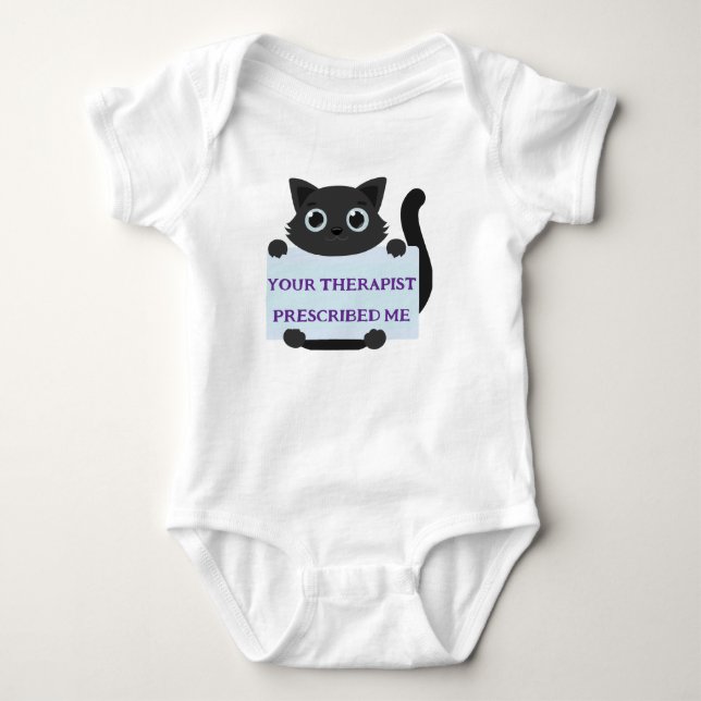 Cute Cat Baby Outfit   Bodysuit (Front)