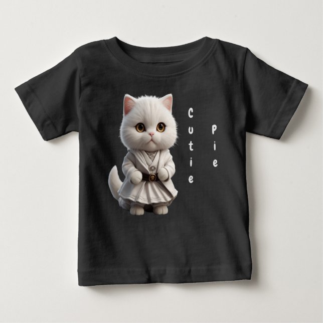 Cute cat  baby T-Shirt (Front)