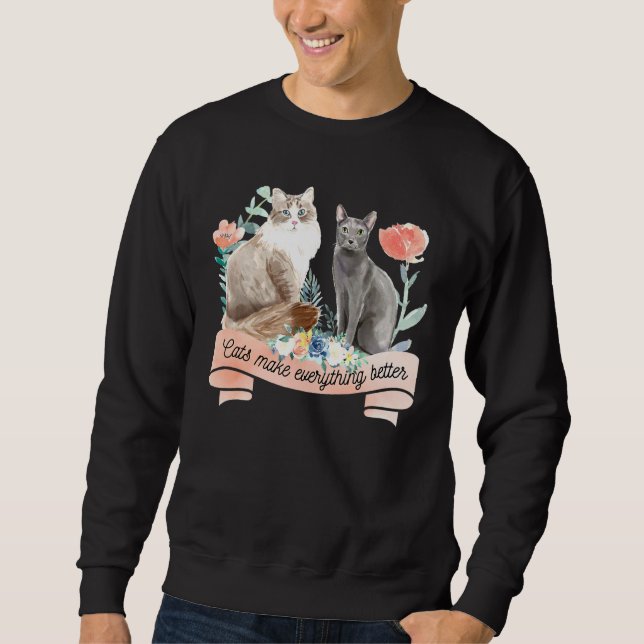Cute Cat Ca Cat Cat Tees Cat (Front)