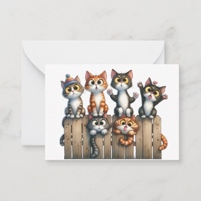 Cute Cat Card (Front)