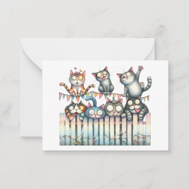 Cute Cat Card (Front)