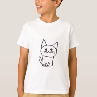 Cute cat cartoon t-shirt 