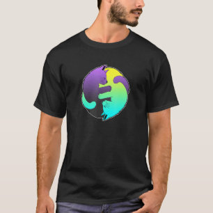 Cute Cat Cats Ying Yang Yin Yang 5 T-Shirt