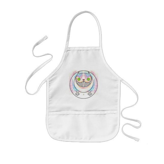 Cute Cat Cheshire Cat Apron for Kids (Front)