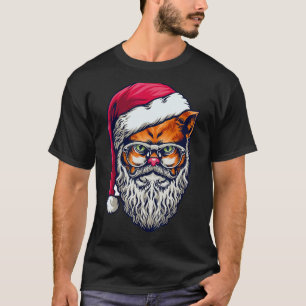 Cute Cat Christmas Lovers Funny Ugly Meowy Catmas T-Shirt