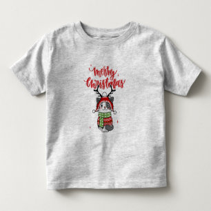 Cute Cat Christmas Stocking stuffers Galore Toddler T-Shirt