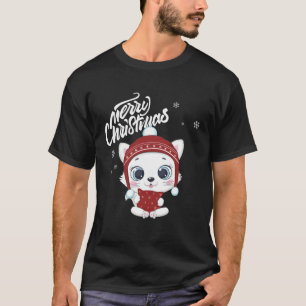 Cute Cat Christmas Top Kitten Santa s Cat Charact