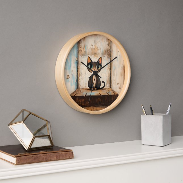 Cute Cat Clock (Office)