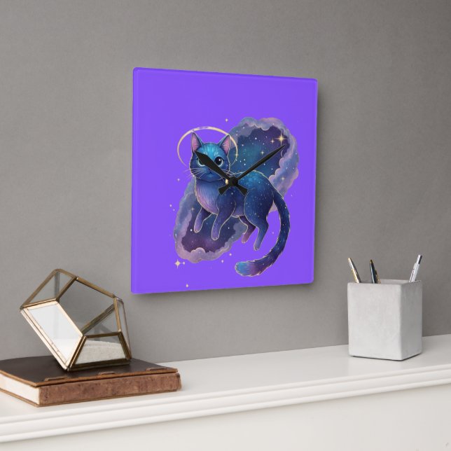 Cute Cat Clock Design (Office)