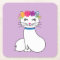 cute cat coaster