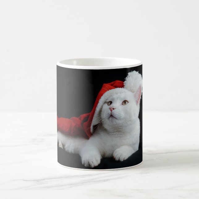 Cute Cat Coffee Mag Coffee Mug (Center)
