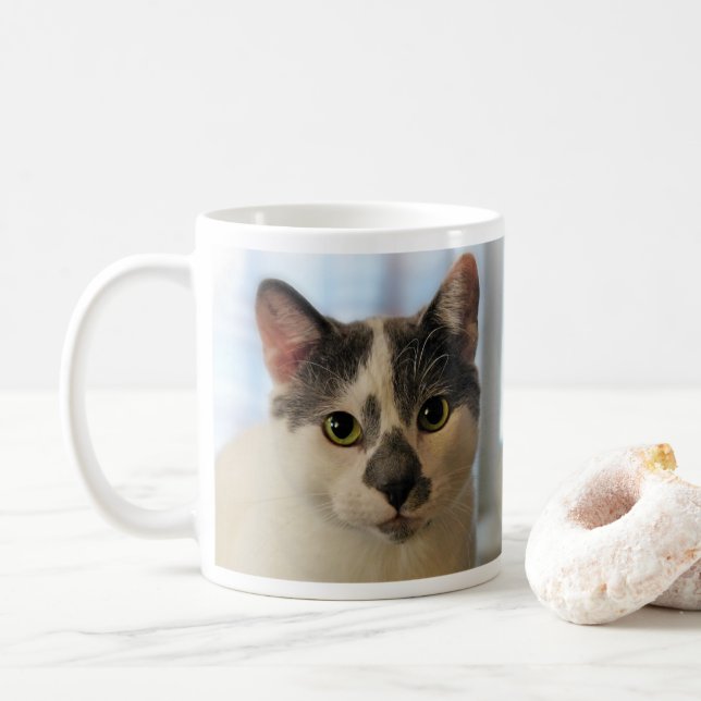 Cute Cat Coffee Mug (With Donut)