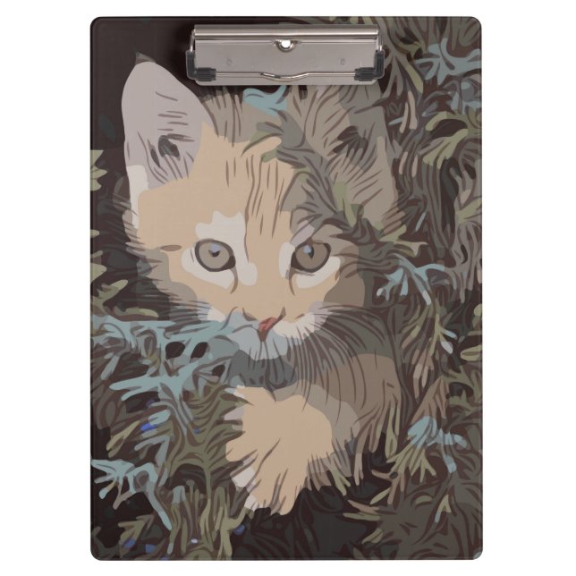 Cute Cat Collection 3 Clipboard (Front)