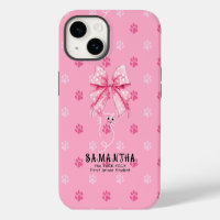Cute Cat Coquette Bow – Pink School Gift for Girls