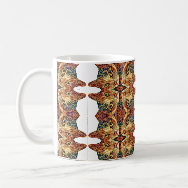 Cute Cat Coulorful Mug (Left)