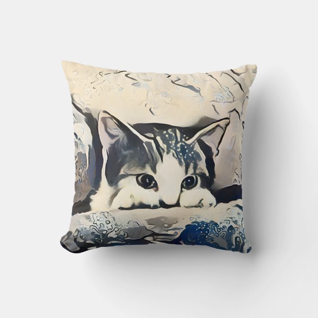 Cute cat cushion (Front)