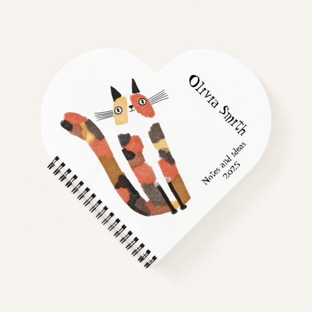 Cute cat custom notebook (Front)