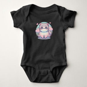 Cute Cat Design Baby Bodysuit