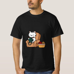 cute cat design   cats lovers design  T-Shirt