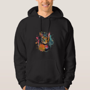cute cat design  hoodie