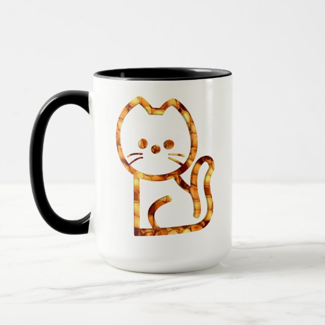Cute cat design  mug (Left)