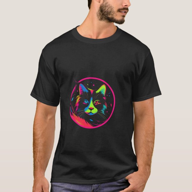 cute cat design  T-Shirt (Front)