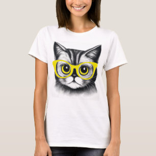 cute cat design T-Shirt cute animals apparel