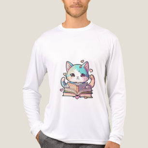 cute cat design Tri-Blend shirt