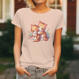 Cute Cat Design: Whiskers and Charm T-Shirt